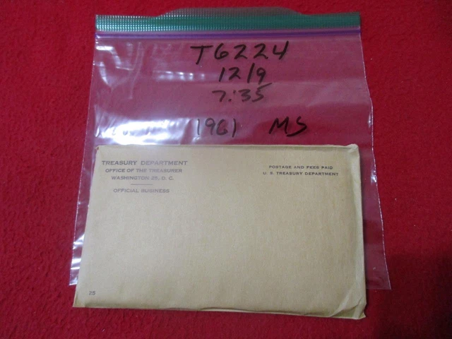 1961 P&D Uncirculated Silver Mint Set.   IN Envelope of issue          #MF-T6224