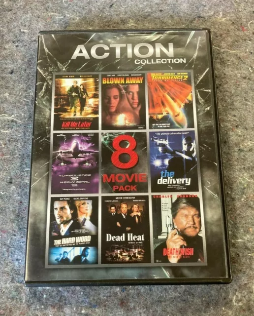 Action Collection: 8 Films (DVD, 2012, 2-Disc Set) Charles Bronson, Corey Haim