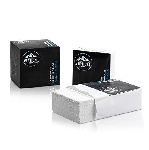 Lot de 2 blocs de craie Vertical Fellows - 56 g - Idéal pour l'escalade la gy...
