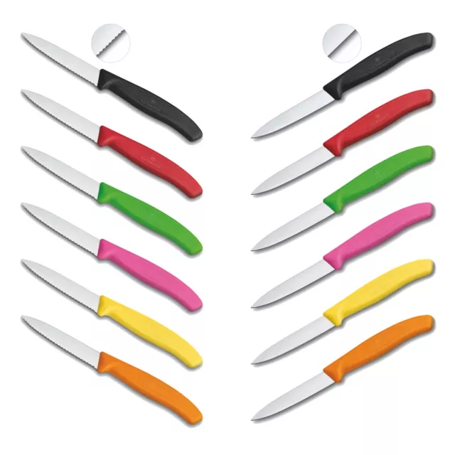 VICTORINOX 1/2/4/6er Gemüsemesser Obstmesser Küchenmesser Messer glatt o. welle