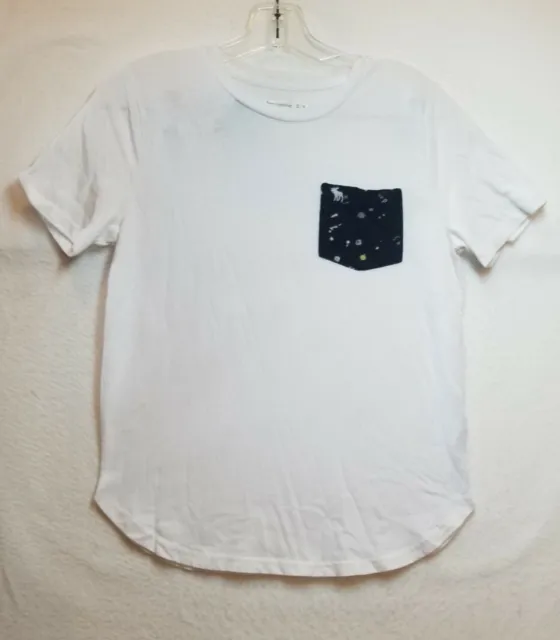 Abercrombie Kids White  Graphic Tee T Shirt Girls 15/16. Z