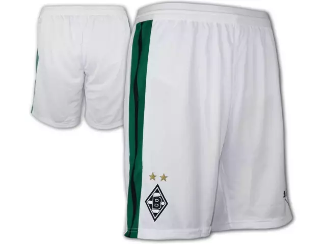Puma Borussia Mönchengladbach Home Short weiß BMG Hose mit Innenslip Gr. S - XXL