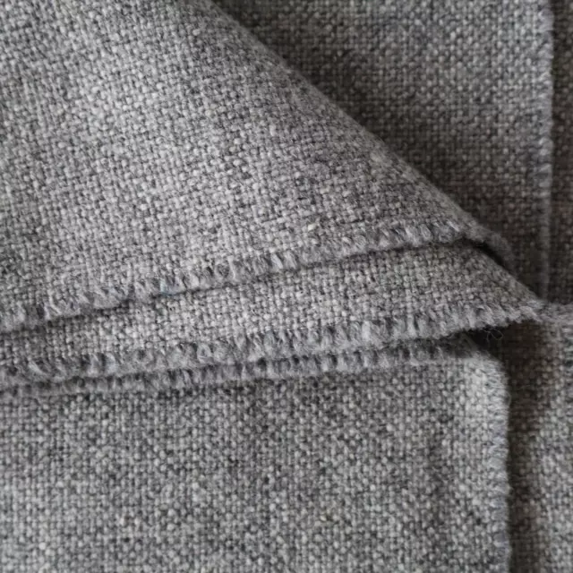 MCM Kvadrat Hallingdal Wool Upholstery Fabric Gray Tweed Norway 65-0130 3 yds