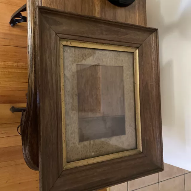 A Vintage Oak Picture Frame