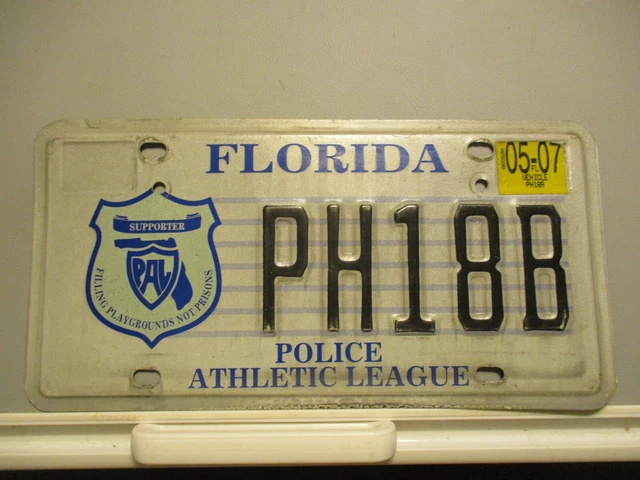 US Florida, License Plates, Automobilia, Transportation