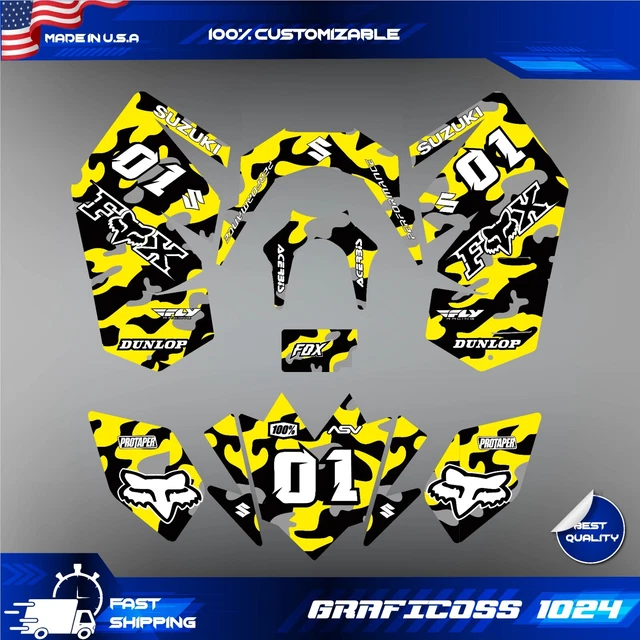 Kit D'autocollants Graphiques Pour Suzuki LTR 450 ATV/UTV/Quad - Neuf