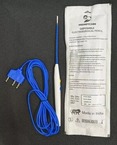 Electrosurgical ESU Cautery Pencil Diathermy Pencil 15 Pc Sealed Pack