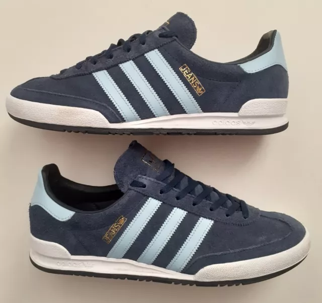 Adidas jeans trainers navy size on sale 10