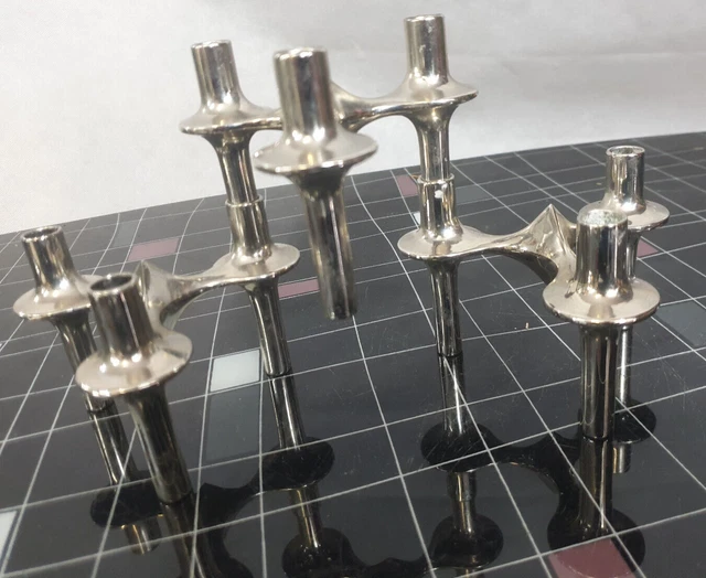 3 uñas BMF Quist candelabro sistema de enchufe retro 70s