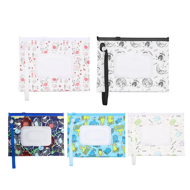 Dispenser Travel Wet Wipe Bag Pouch Baby Care Portable Tissue Case Holder Box