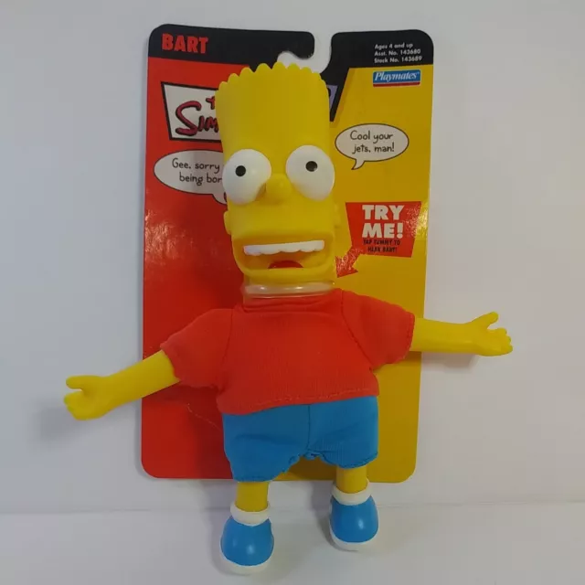 NEW 2003 PLAYMATES THE SIMPSONS SPRINGFIELD SCREAMERS BART DOLL Not working