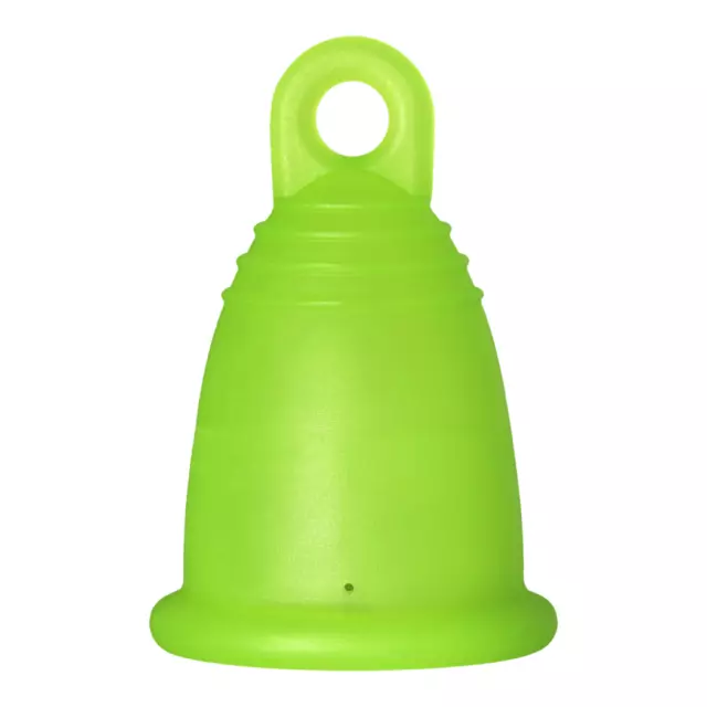 Me Luna Menstrual Cup - Normal - Classic - Ring - Green - Small 2