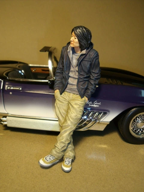 Figura Fast And Furious Walker 1/18 In Resina Non Dipinta - Per Autoart Mattel
