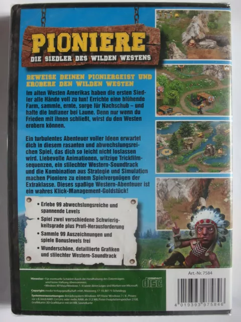 Pioniere - Die Siedler des Wilden Westens - Cowboy & Indianer, Amerika Strategie 2