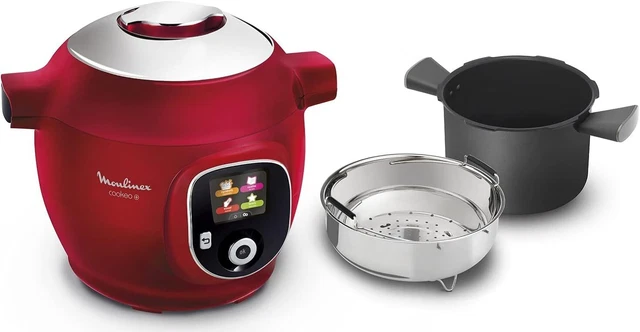 Moulinex Cookeo CE85B510 Multicuiseur 180 Recettes, Jusqu'ࠠà 6 Personnes -ROUGE