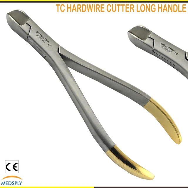 TC Long Handle Heavy Duty Hard Wire Cutter Braces Cut Tungsten Tooth Bracket New