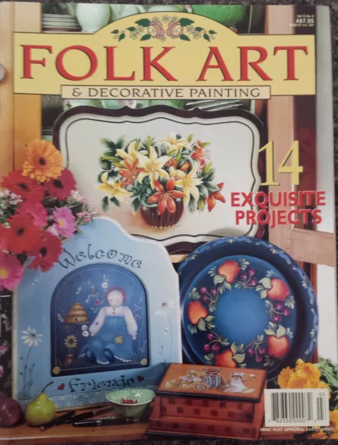 Folk Art & Decorative Painting Magazine Vol.5 No.6 14 Exquisite Projects