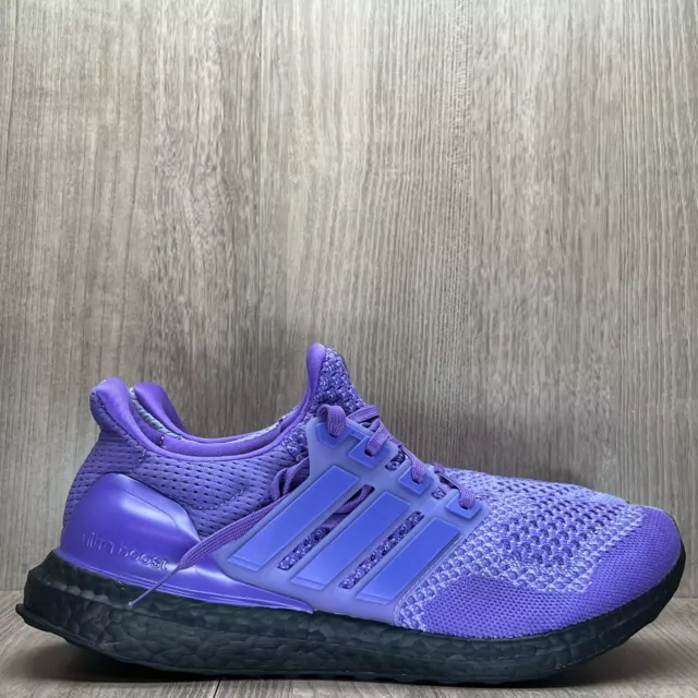 Adidas Shoes Mens 8.5 UltraBoost 1.0 DNA Athletic Running Sneakers Purple GV9591