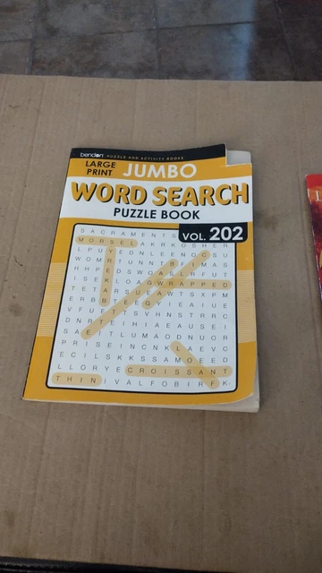 Large print word search puzzles by bendon 7 10 picclick