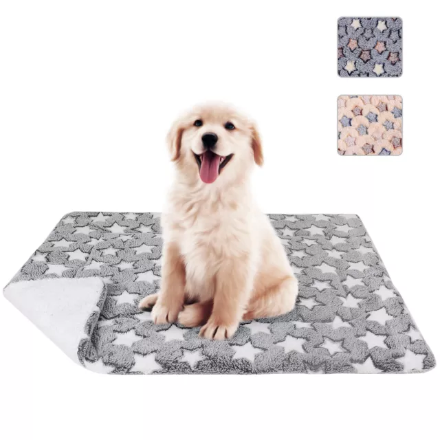Super Warm Pet Bed Mattress Dog Cat Cushion Pillow Mat Blanket Soft Winter Large 2