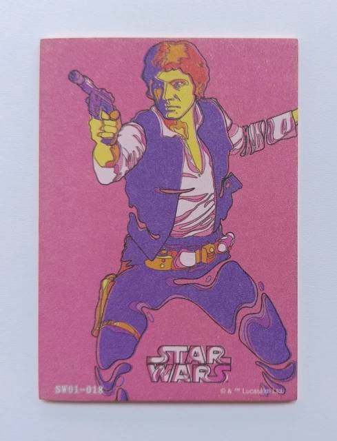 2023 Card.Fun Star Wars World Art 1970s Bubble style Holo Foil 071/100 SW01-018