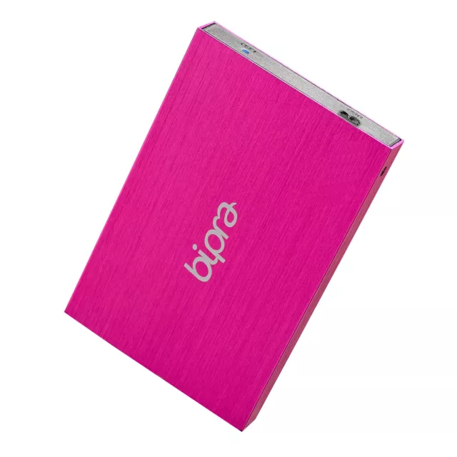 Bipra 320GB 2.5 inch USB 3.0 Mac Edition Slim External Hard Drive - Pink