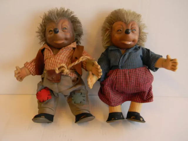 2 Steiff Puppen Mecki und MIcki - Höhe je 26 cm