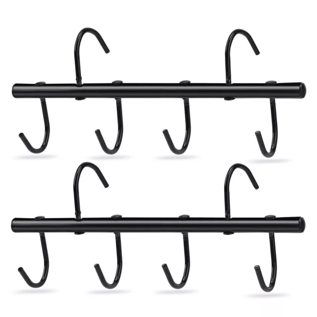 2Pcs horseTack Rack with Swivel Hooks,6 Hook Portable Bridle Hooks Tack Hangers