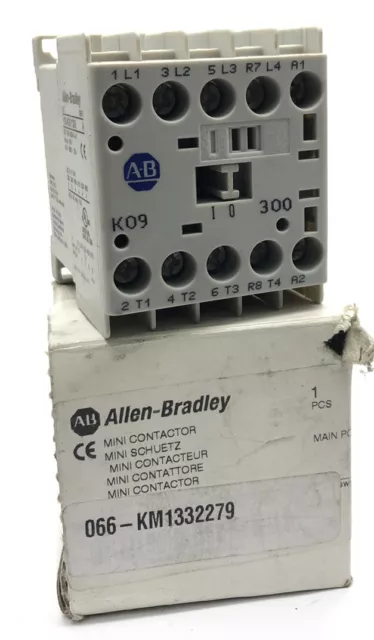 Allen Bradley K09 100-K09*300 Mini Contactor 4kW at 400v COIL: 230v 50/60Hz