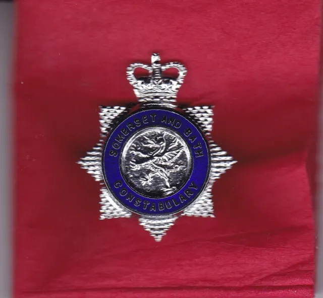 UK - Somerset and Bath Constabulary  - Mützenabzeichen für Offiziere?
