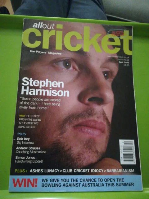 All Out Cricket sports Magazine. April 2005. Issue 10