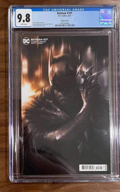 Batman 107 Variant Cover CGC 9.8 Rebirth Francesco Mattina Cover