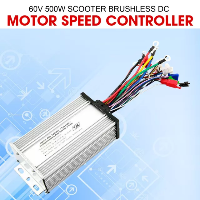 For Electric Bike Bicycle 60V 500W Scooter DC Motor Speed Controller Brushless