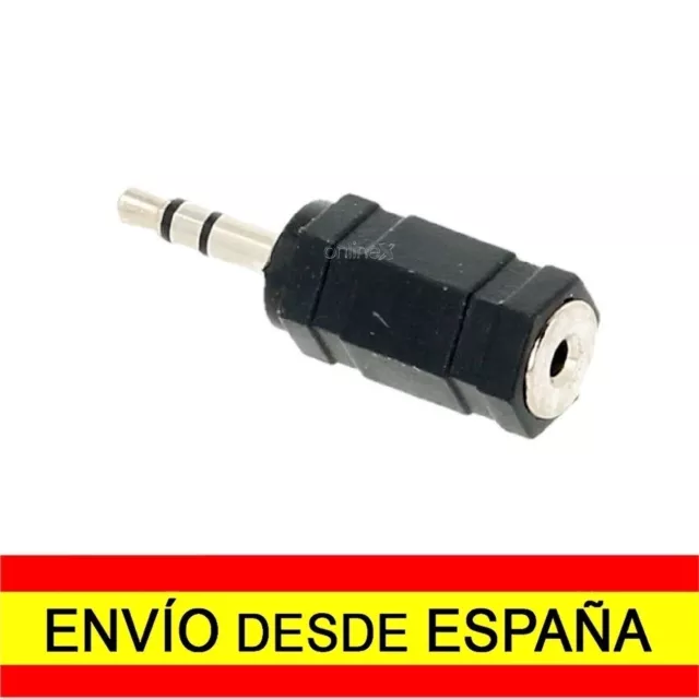 Adaptador Convertidor MINI JACK 3.5mm MACHO a 2.5mm HEMBRA a1472