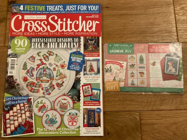 Cross Stitcher Magazine Issue 390 with gift Kit