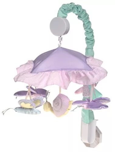 Kids Line Gossamer Wings Music Mobile Butterflies Baby Brahms Lullaby VHTF RARE