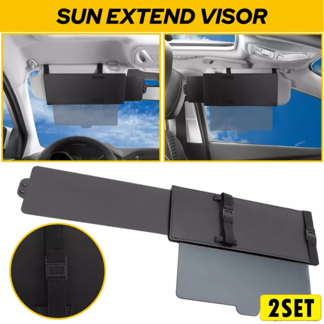 Car Sun Visor Extension Extender Shield Truck Front Side Window