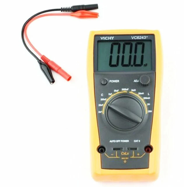 VC6243 INDUCTOR/CAPACITOR LC Meter 2nF2000uF/2mH20H capacitance