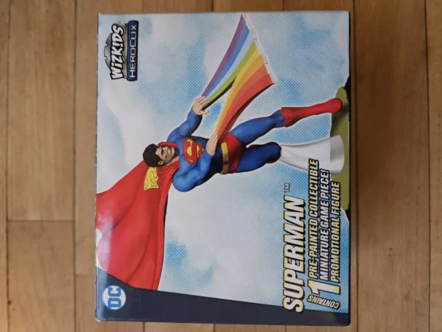 Heroclix DC Rainbow SUPERMAN WKD23-003 Convention Exclusive LE