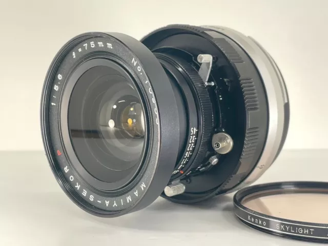 [Optique près De Mint ] Mamiya Sekor P 75mm F/5.6 Lentille pour Presser Super 23