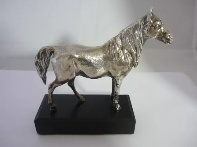 Stunning Rare Large Antique Sterling Silver Horse Statue John George Piddington