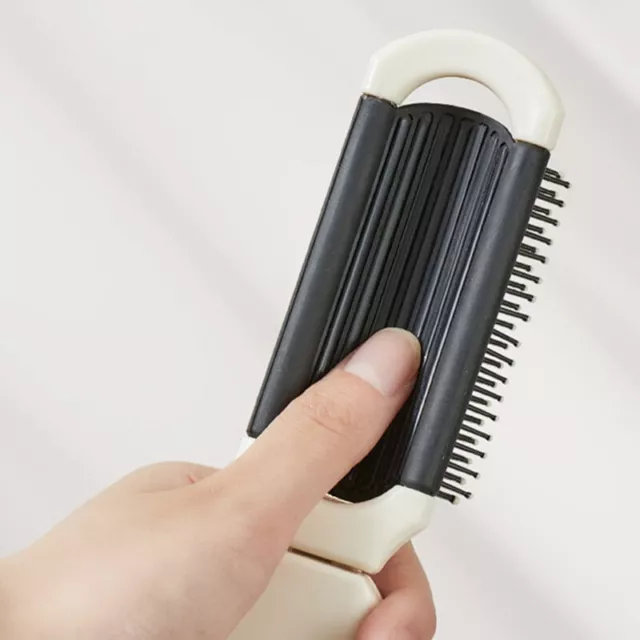 Portable Mini Pocket Hair Comb With Mirror Folding Brush Travel Hair BruFE