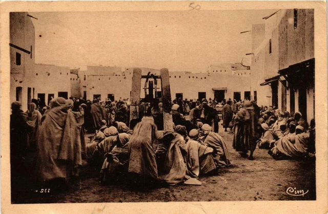 CPA AK Le M'Zab Place du Marché aux Encheres MAROC (689339)