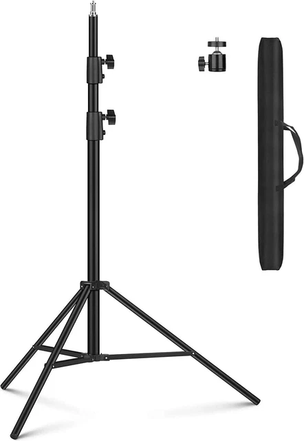 Heavy Duty 9.2 Feet/110'' Photography Light Stand Spring Cushioned Tripod Studio