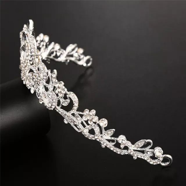 Crystal Crown Headwear Bride Tiara Fashion Rhinestone Crown Wedding Hair Jewelry