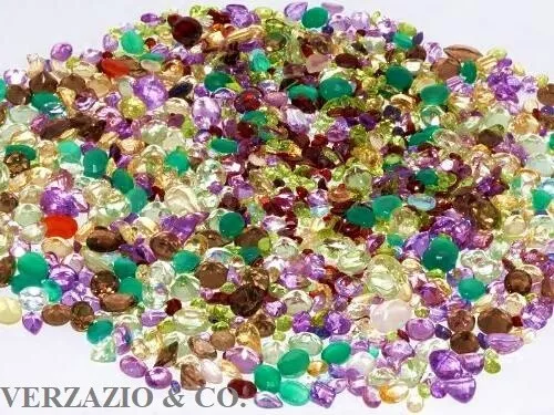 Natural Gemstones Mixed Gem Lot Wholesale Loose Gem Mix Gemstone Lot Loose Gems