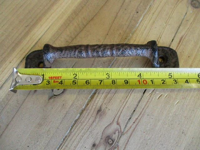 20 Cast Iron RUSTIC Barn Handle Gate Pull Shed Door Handles Fancy Drawer Pulls 9