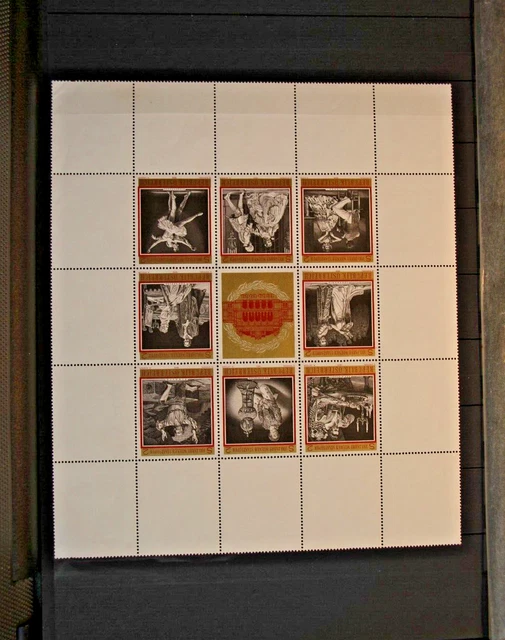 Österreich    aus Jahrgang 1969  1 Klb.Staatsoper Postfr. + 1 neunerbl. Gestemp.