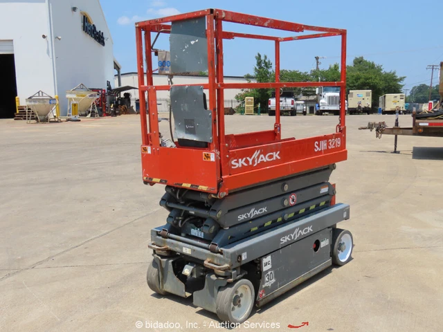 2016 Skyjack SJIII 3219 19' Electric Scissor Lift Man Aerial Platform bidadoo