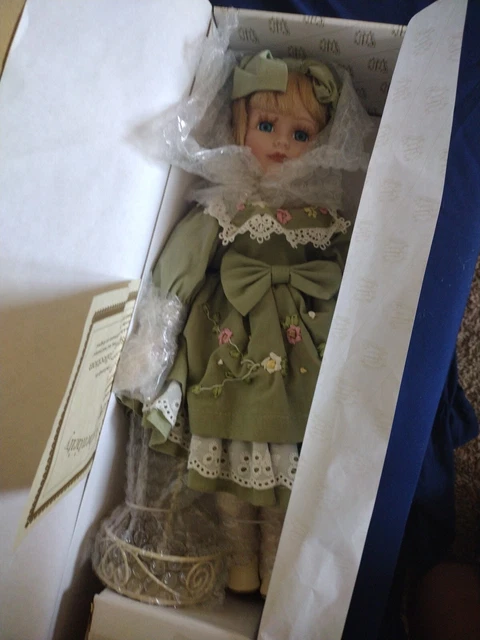 Heritage Signature Collection Polly’s Tea Party Porcelain Doll 12345
